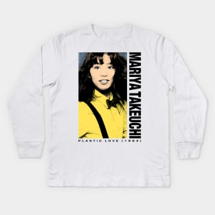 Mariya Takeuchi - Pop Art Fanmade Kids Long Sleeve T-Shirt